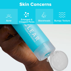 Paula's Choice CLEAR dispensing action demonstrates easy, leave-on application for acne-prone skin.