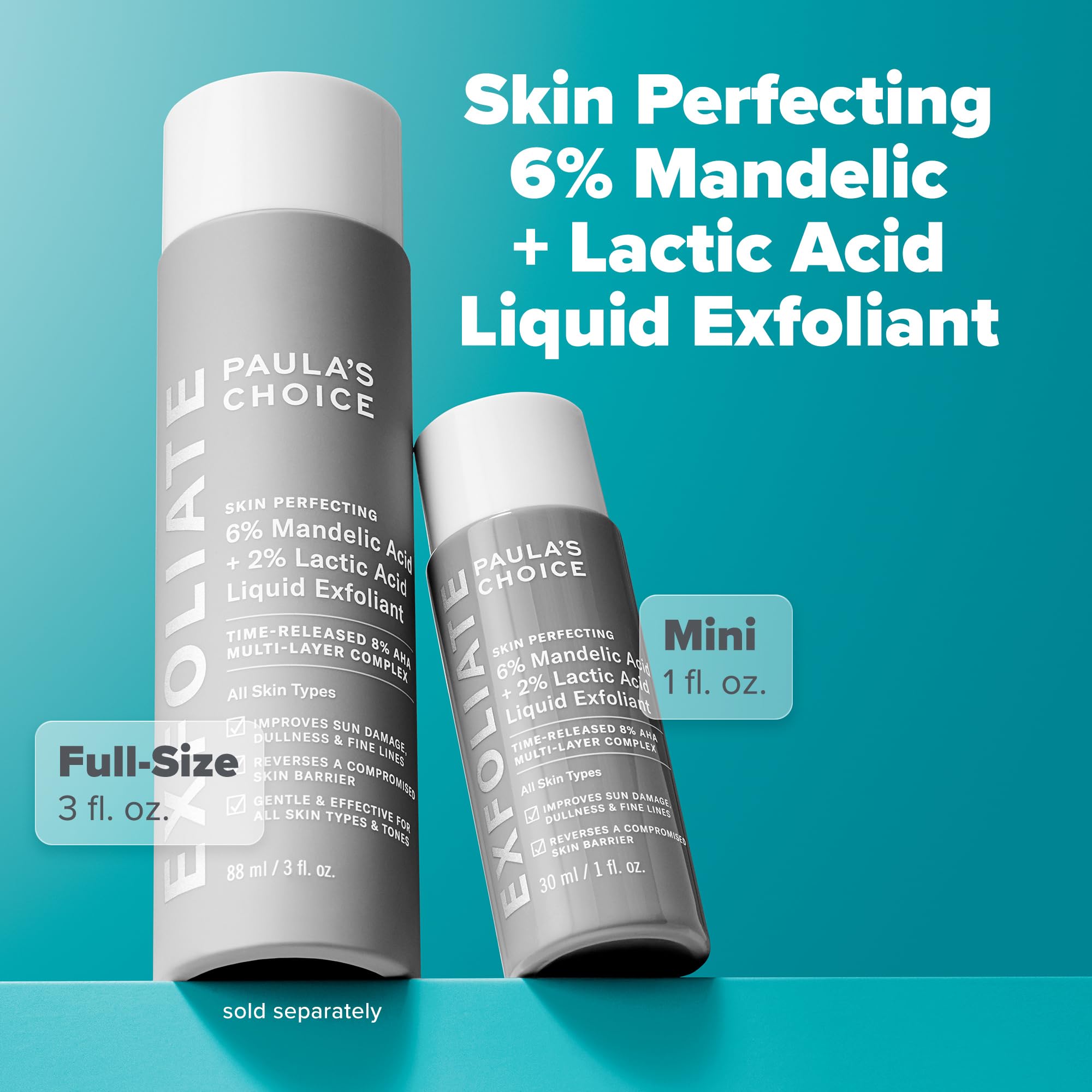 Fragrance-free Paula's Choice bottle appealing to sensitive skin