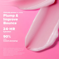 Gel-cream texture spread showing lightweight hydration on skin