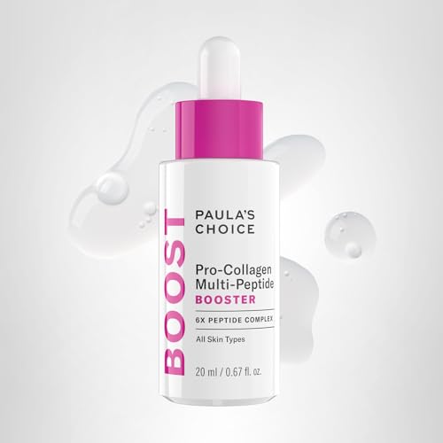 Paula's Choice Pro-Collagen Serum ingredients graphic reinforces peptide science.