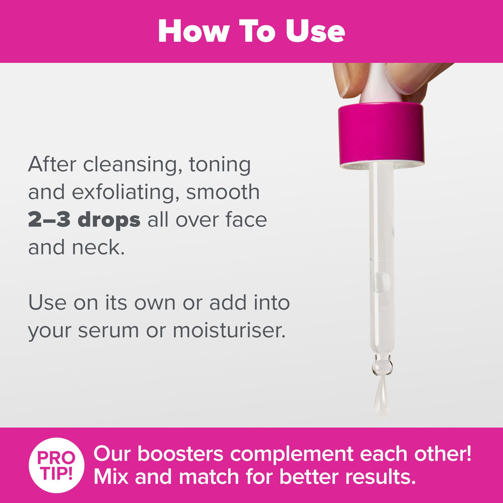 Paula's Choice Pro-Collagen Serum on skin during routine application shows subtle lift.
