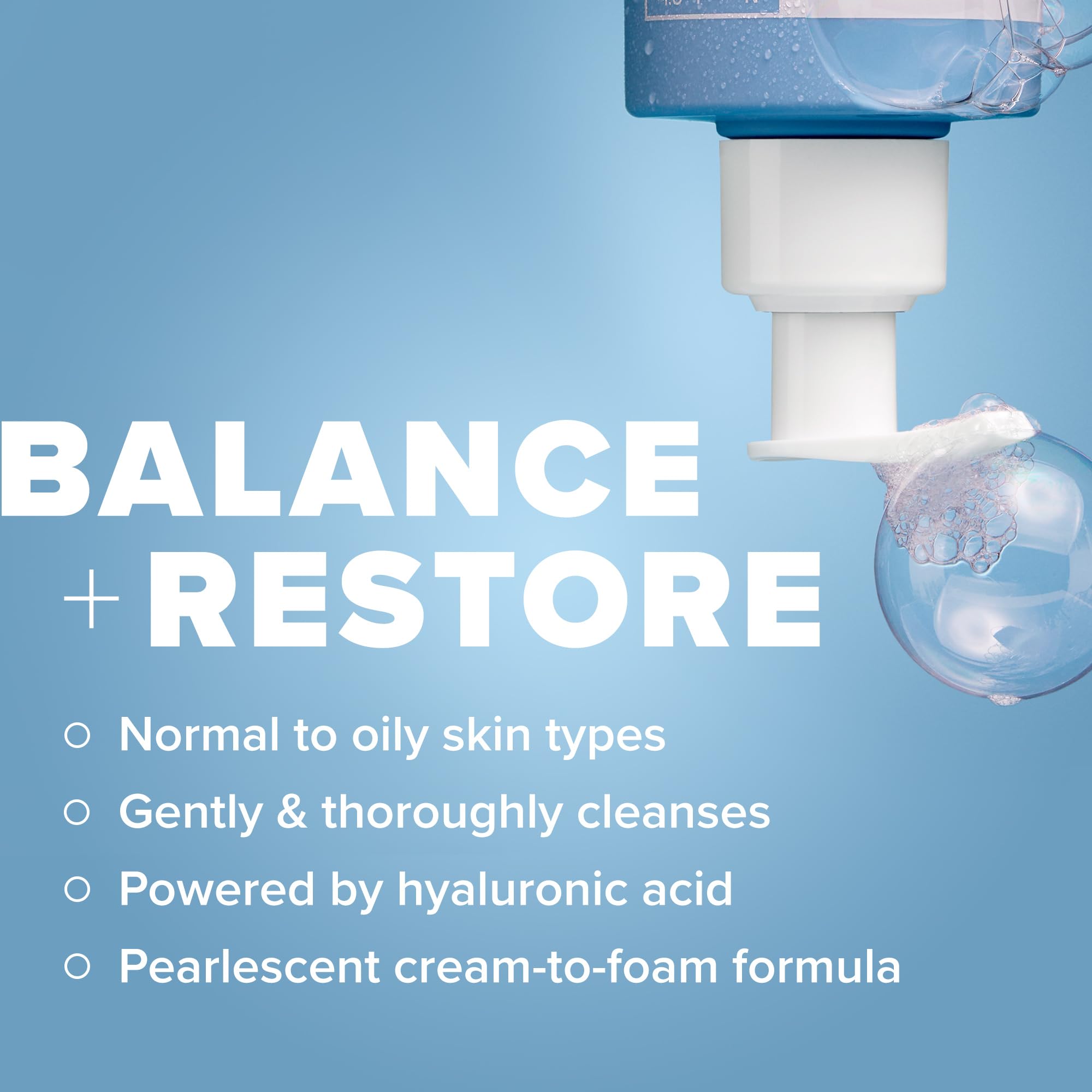 Paula's Choice RESIST cleanser foam close-up highlights creamy lather for a gentle daily cleanse.