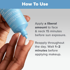 Paula's Choice RESIST daily hydrating fluid texture swatch demonstrates lightweight hydration