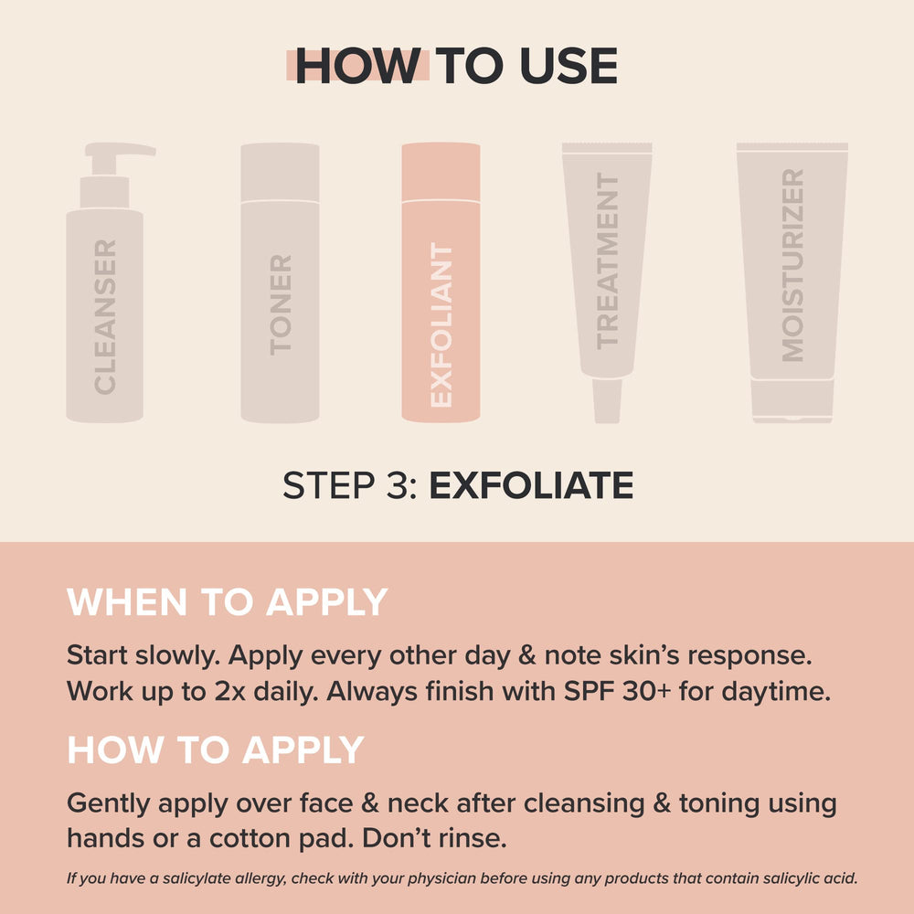 Paula's Choice RESIST daily pore refining liquid swirl shows the 2% BHA in action for smoother skin.