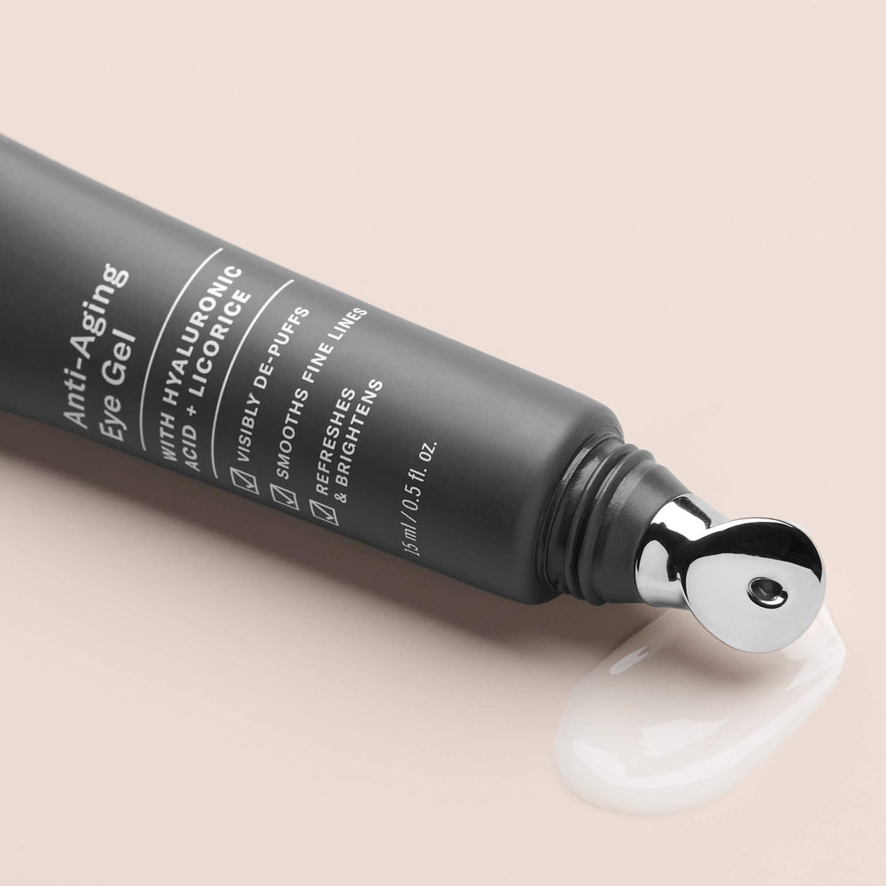 Paula's Choice RESIST eye gel texture swatch shows lightweight quick-absorbing gel