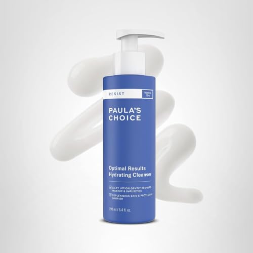 Paula's Choice RESIST hydrating cleanser application on skin shows gentle cleansing and hydration