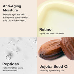 Texture close-up of RESIST Intensive Repair cream showing rich hydration