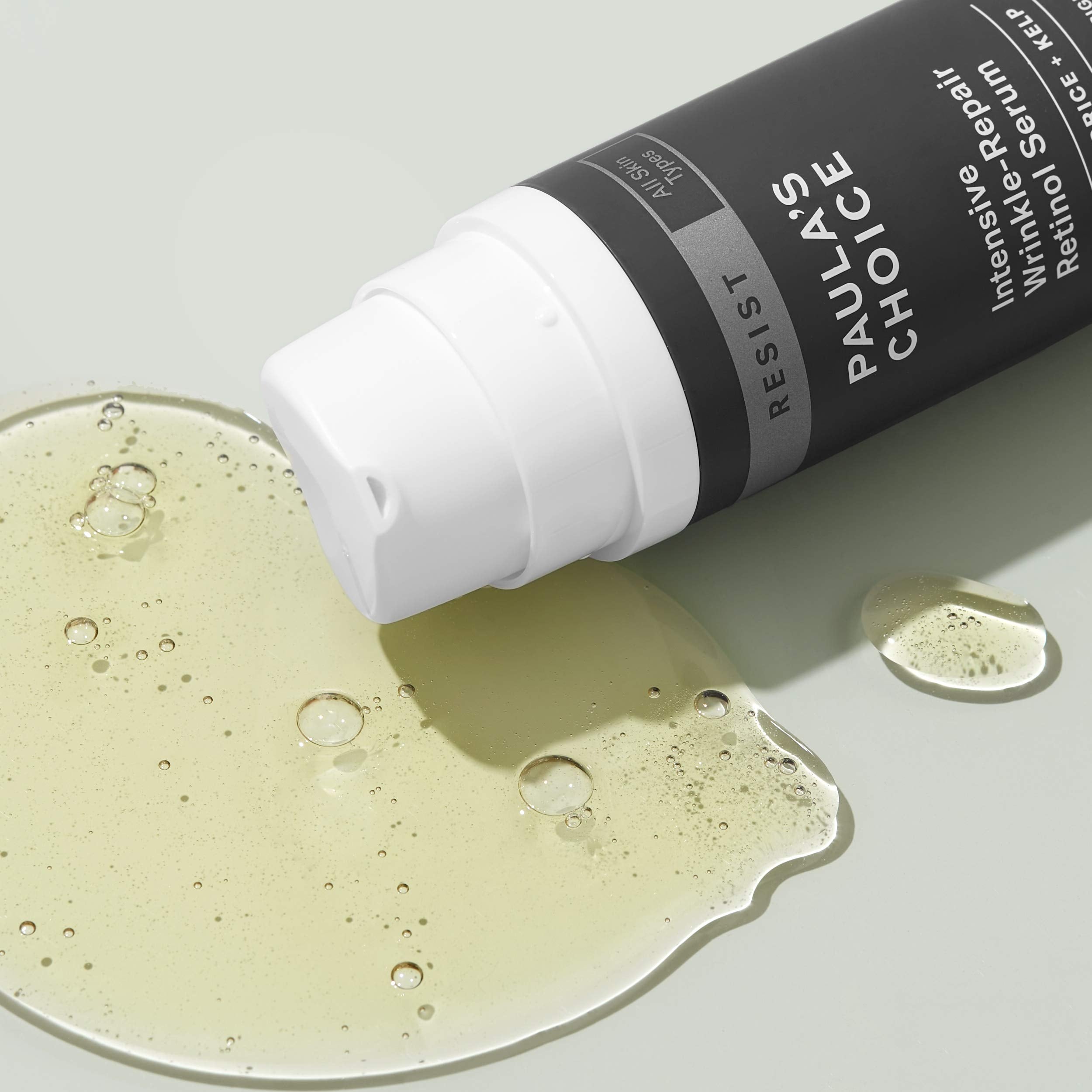 Paula's Choice Resist Intensive Wrinkle-Repair Serum used morning and night fits routines.