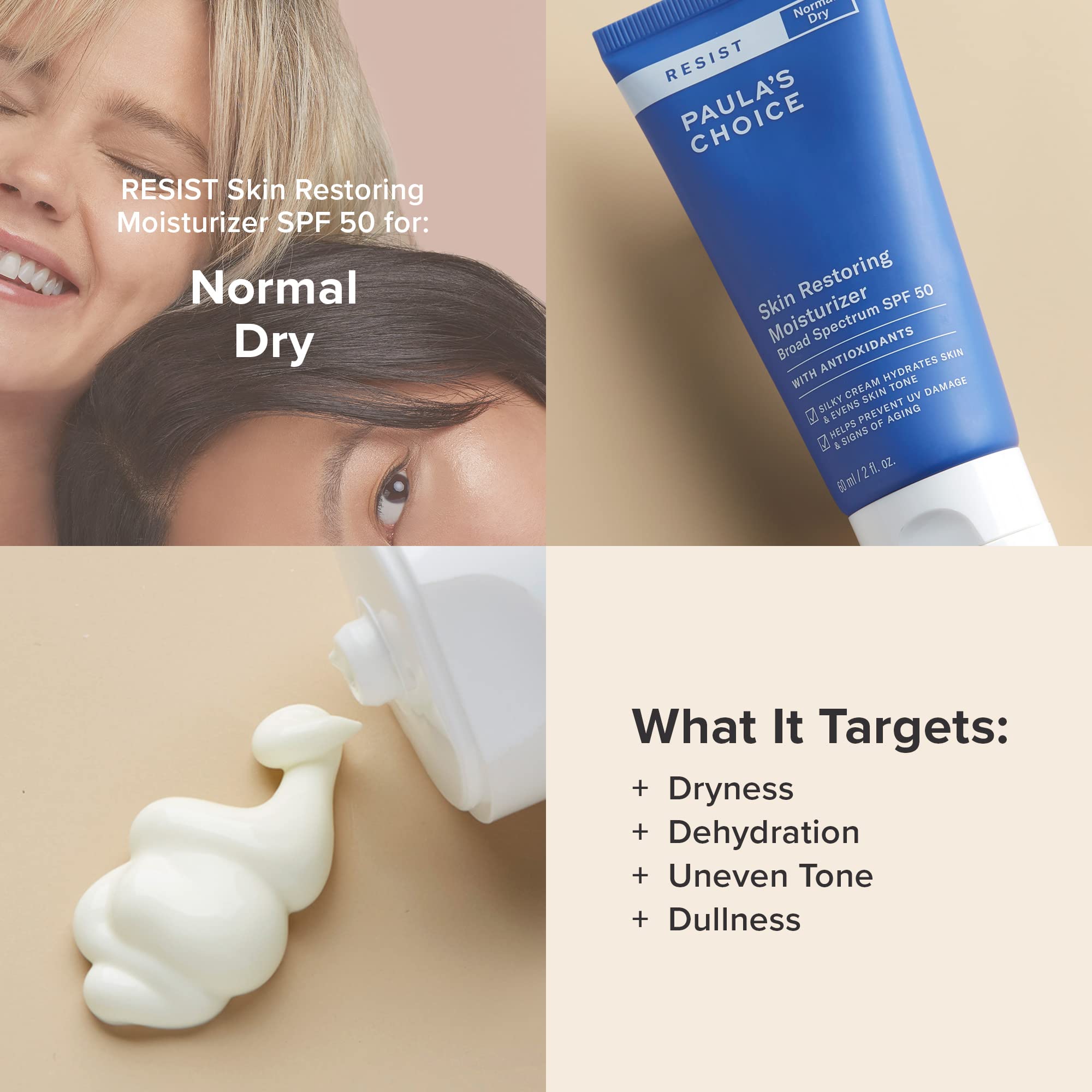 RESIST mineral-defense image highlights UVA/UVB protection with antioxidants