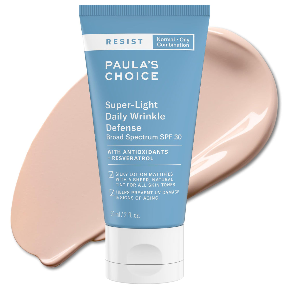 Paula's Choice RESIST tinted SPF 30 offers a matte finish with oil control.
