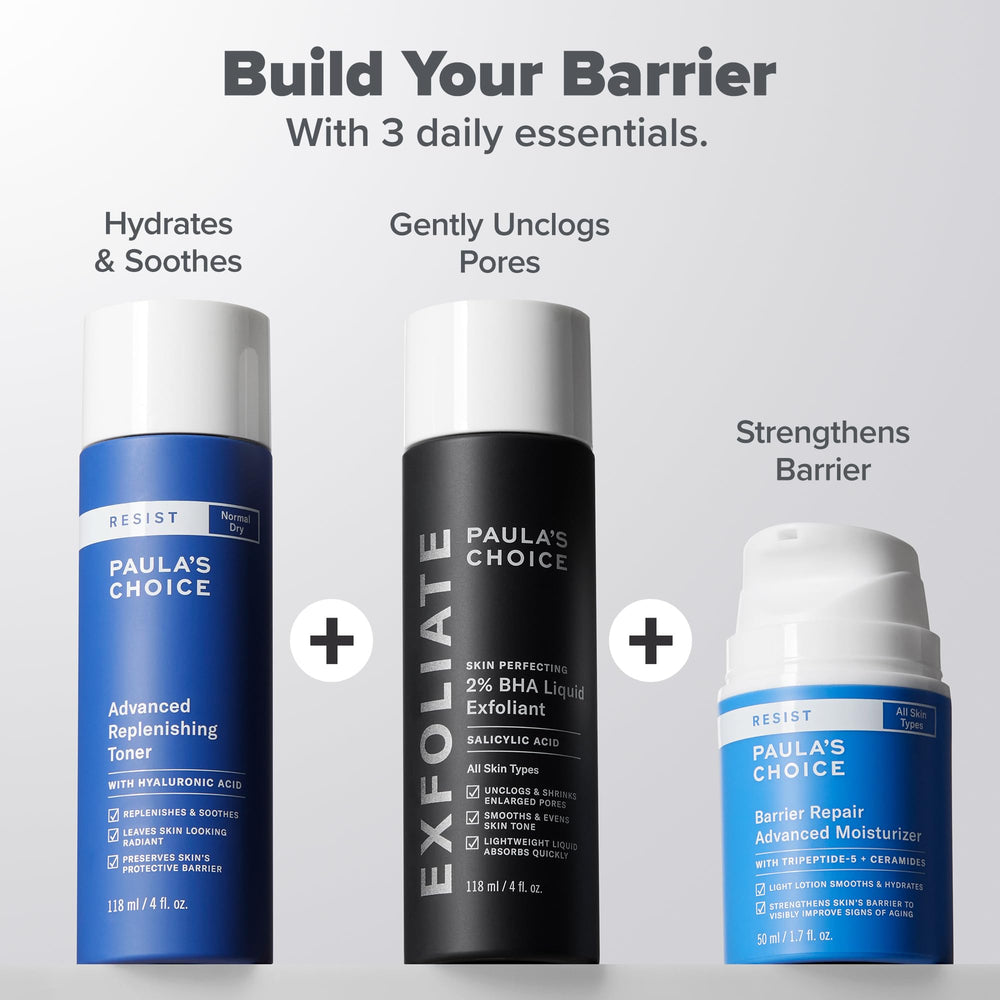 Paula's Choice Resist toner fragrance-free label indicating sensitive-skin friendly formula.