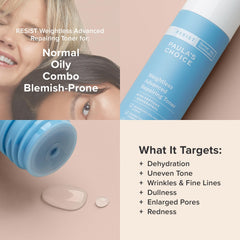 Paula's Choice Resist weightless toner ingredients niacinamide closeup
