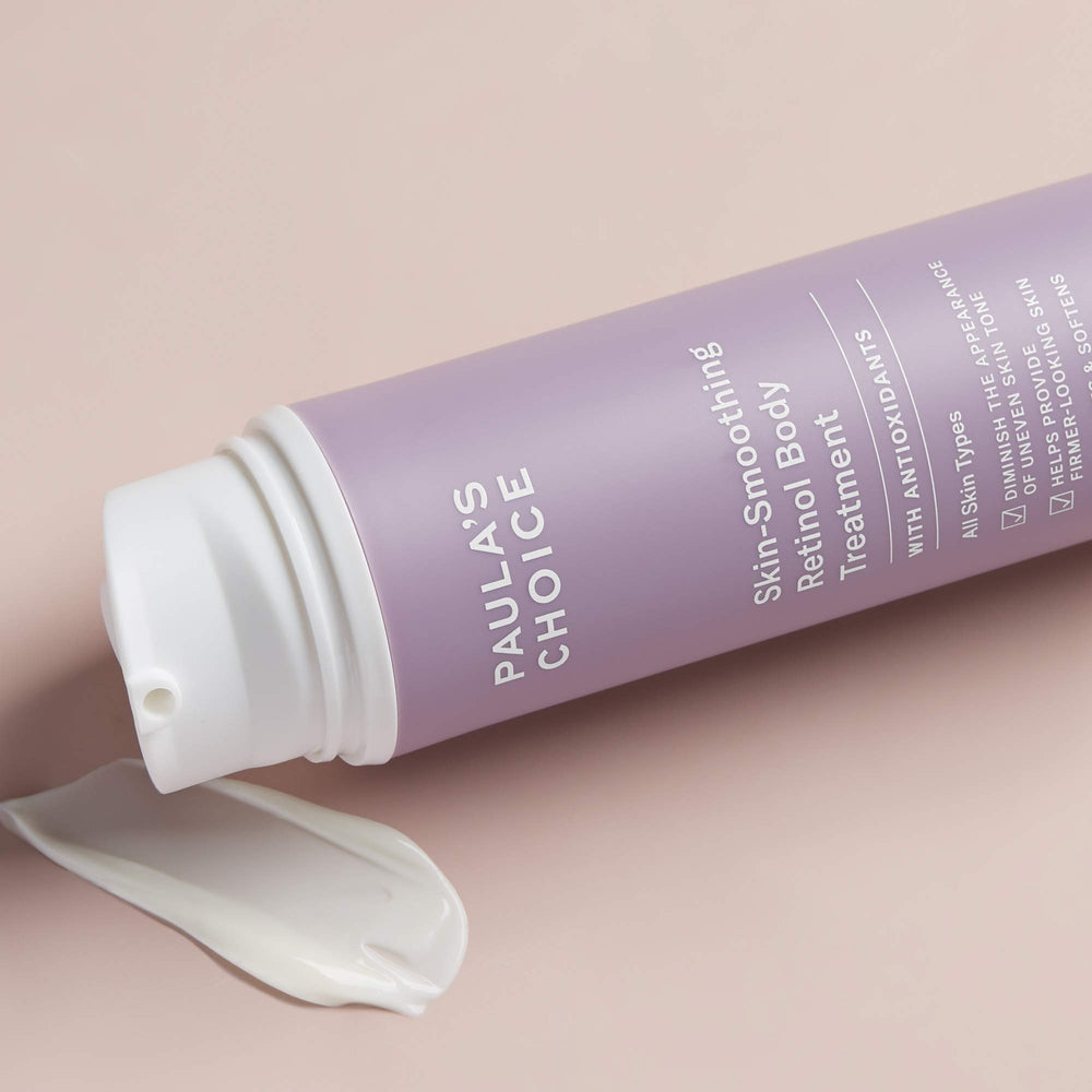 Texture of Paula's Choice lotion showcasing its lightweight, non-greasy formula.
