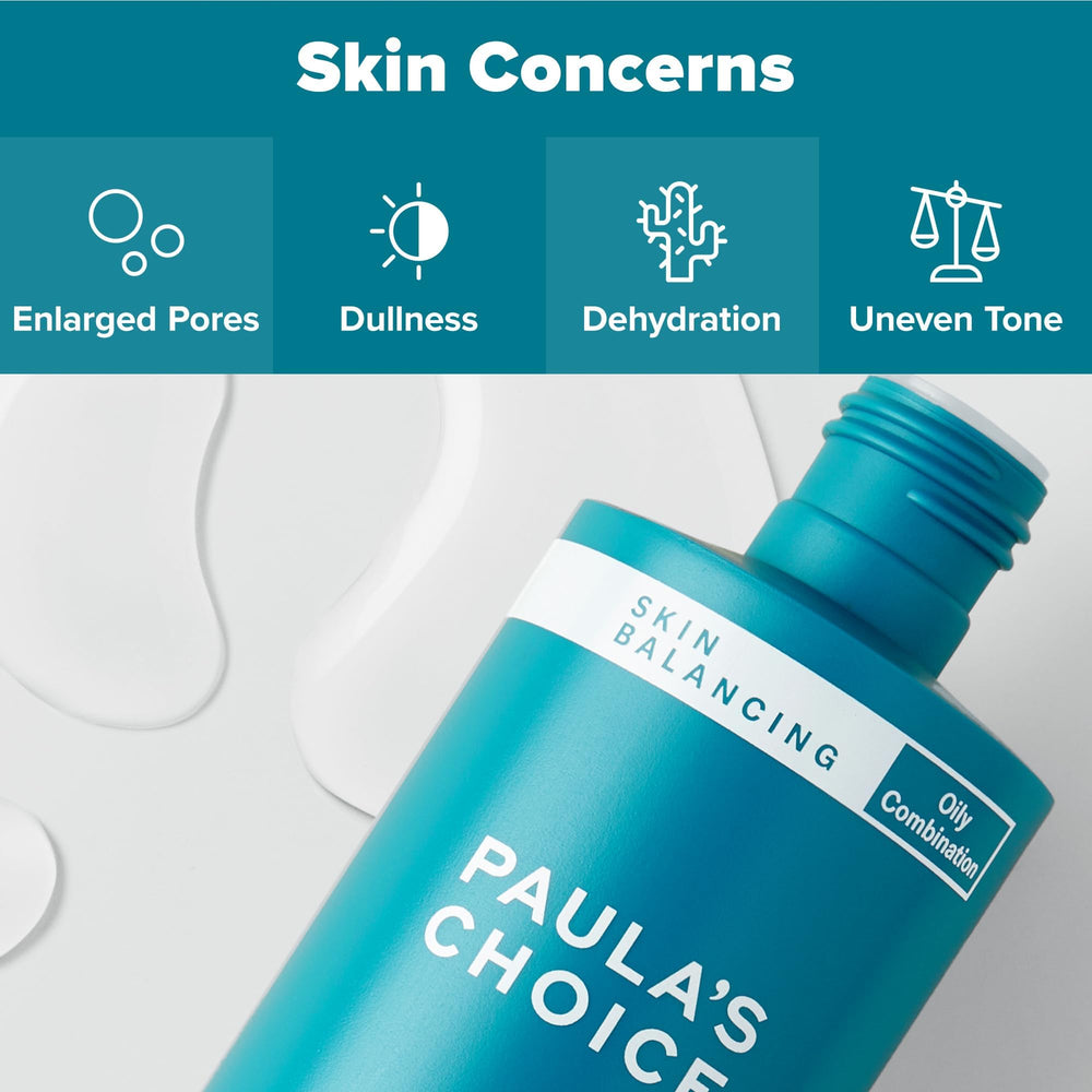 Paula's Choice Skin Balancing Tone fragrance-free label for sensitive skin