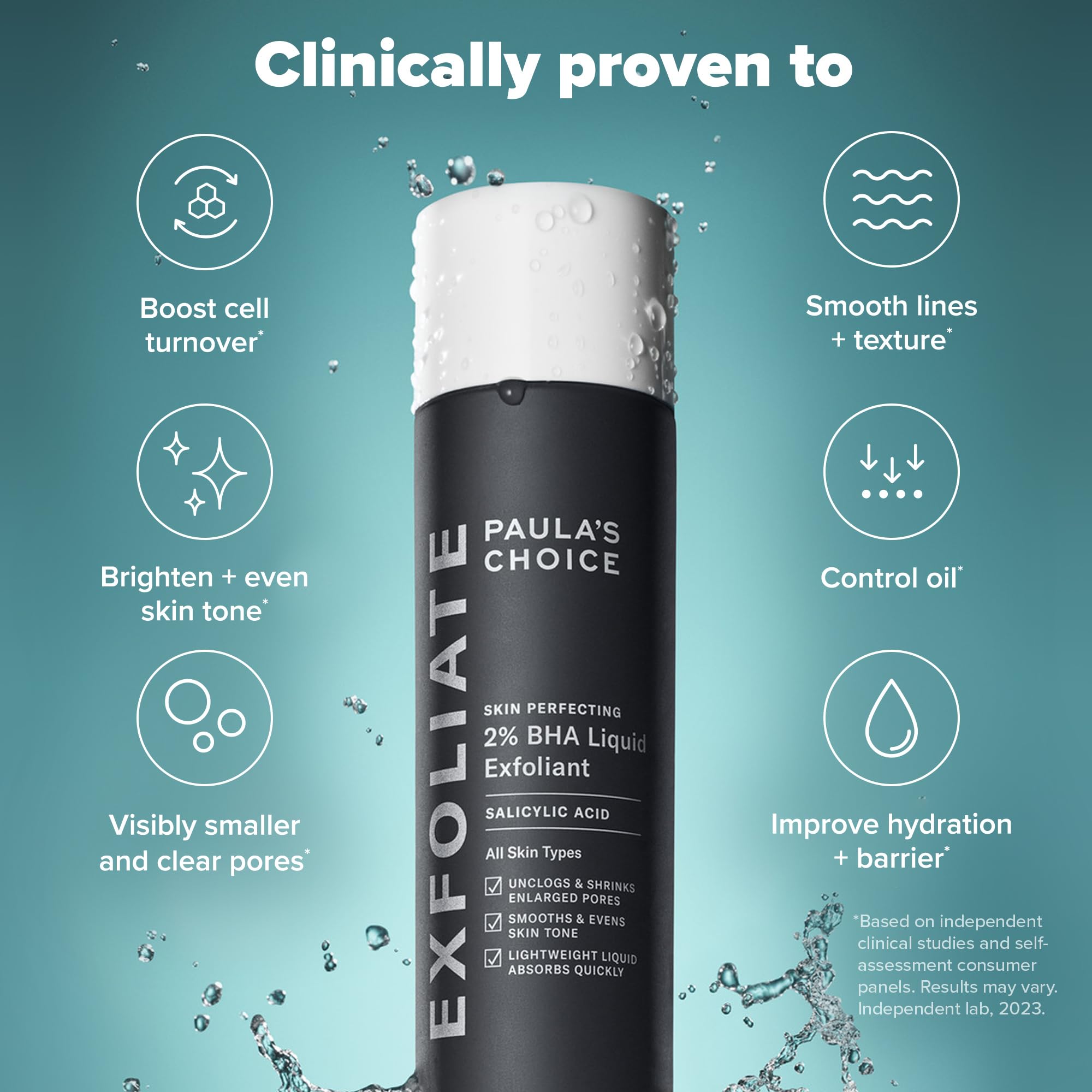 Paula's Choice bottle with dropper showing easy daily application