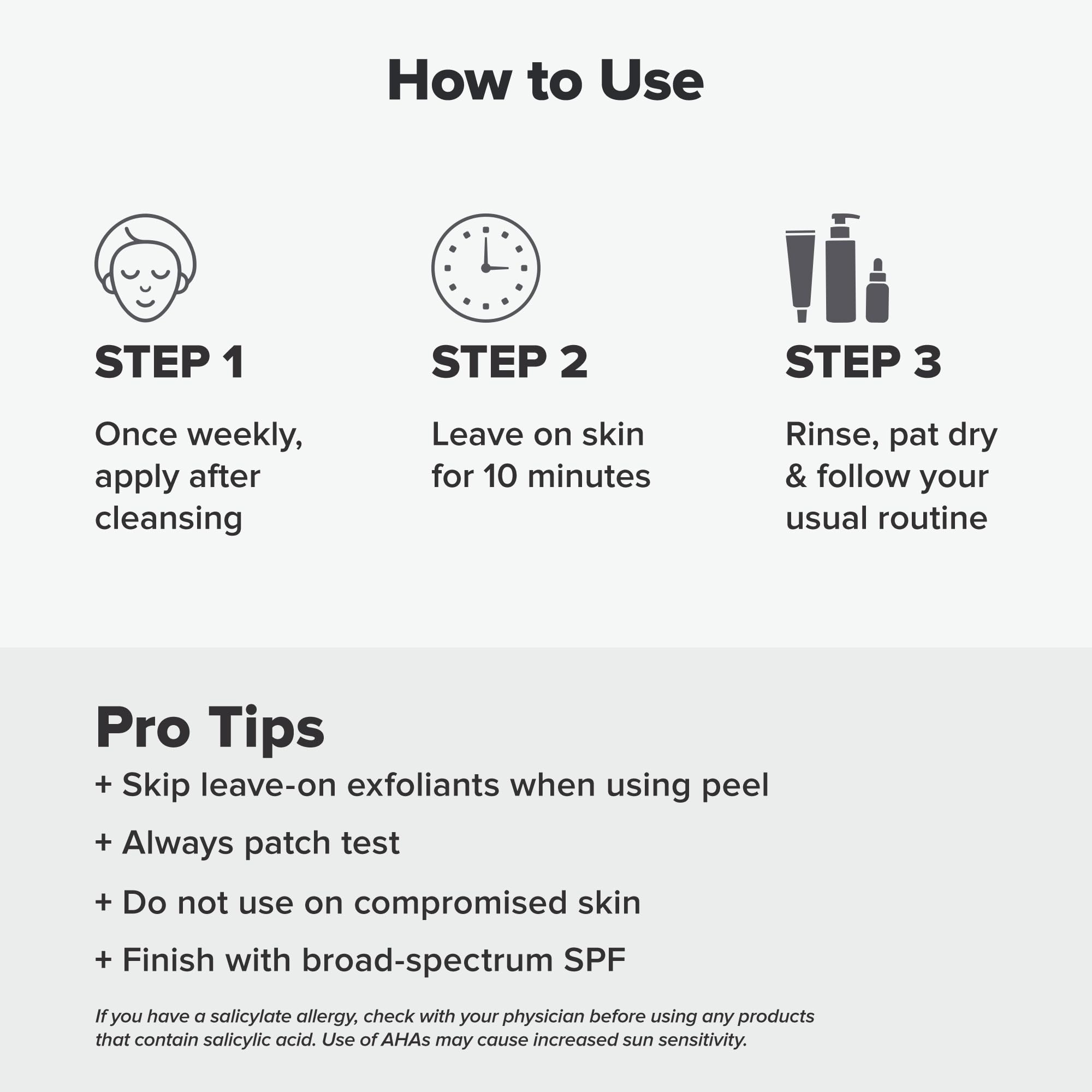 Paula's Choice Skin Perfecting Peel application—easy steps for quick weekly resurfacing.