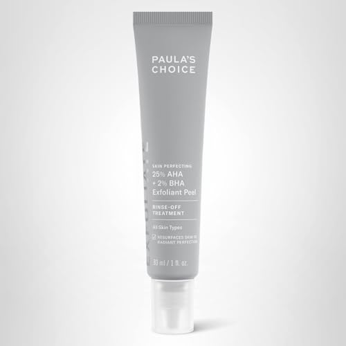 Paula's Choice Skin Perfecting Peel pores closeup—pore-refining potential.