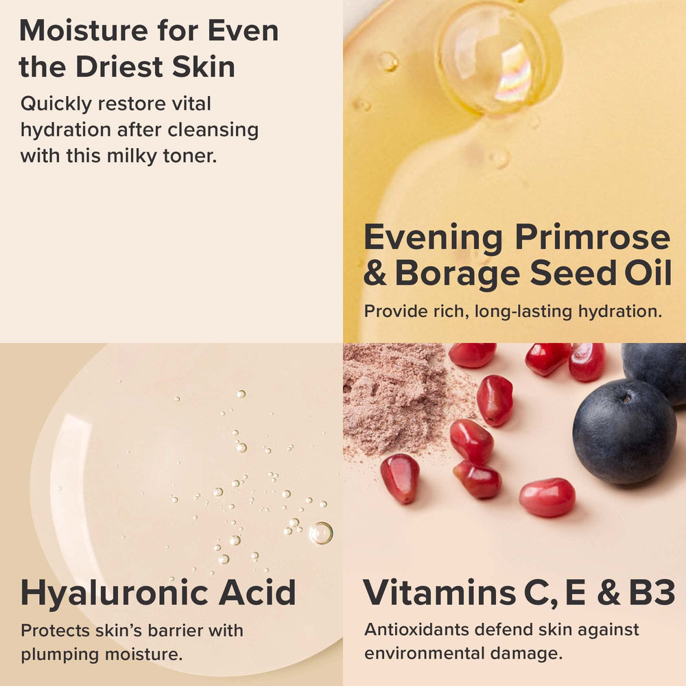 Paula's Choice Skin Recovery Calming Toner label closeup highlighting fragrance-free formula