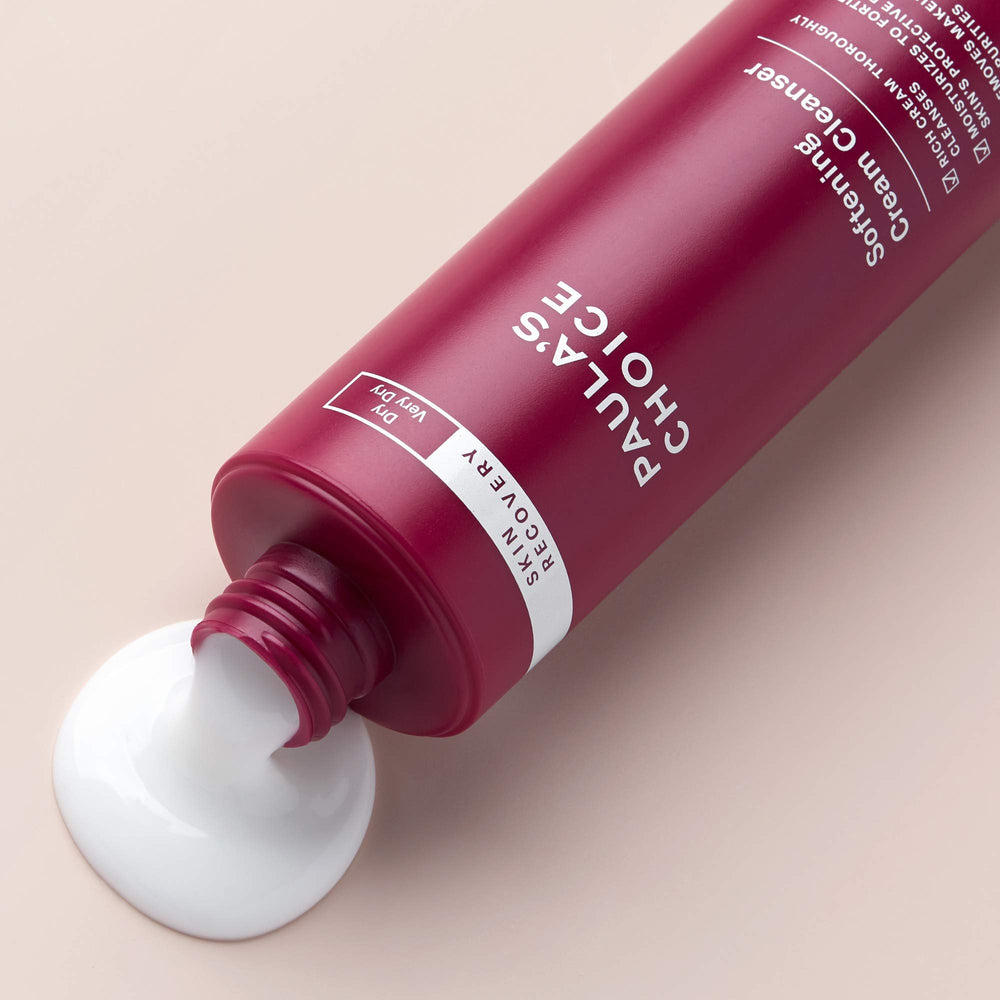 Paula's Choice Skin Recovery Cream Cleanser in a morning routine setup.
