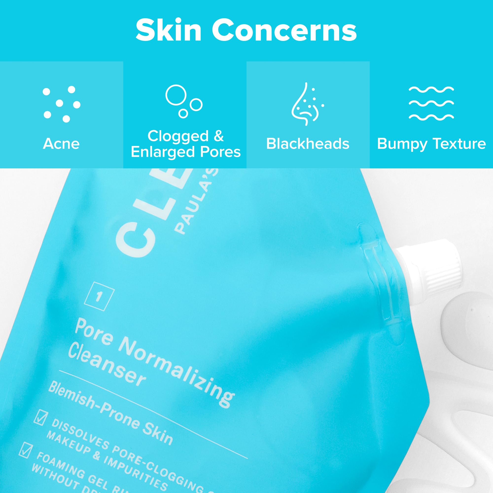 Cruelty-free Paula's Choice skincare label highlighted on packaging.