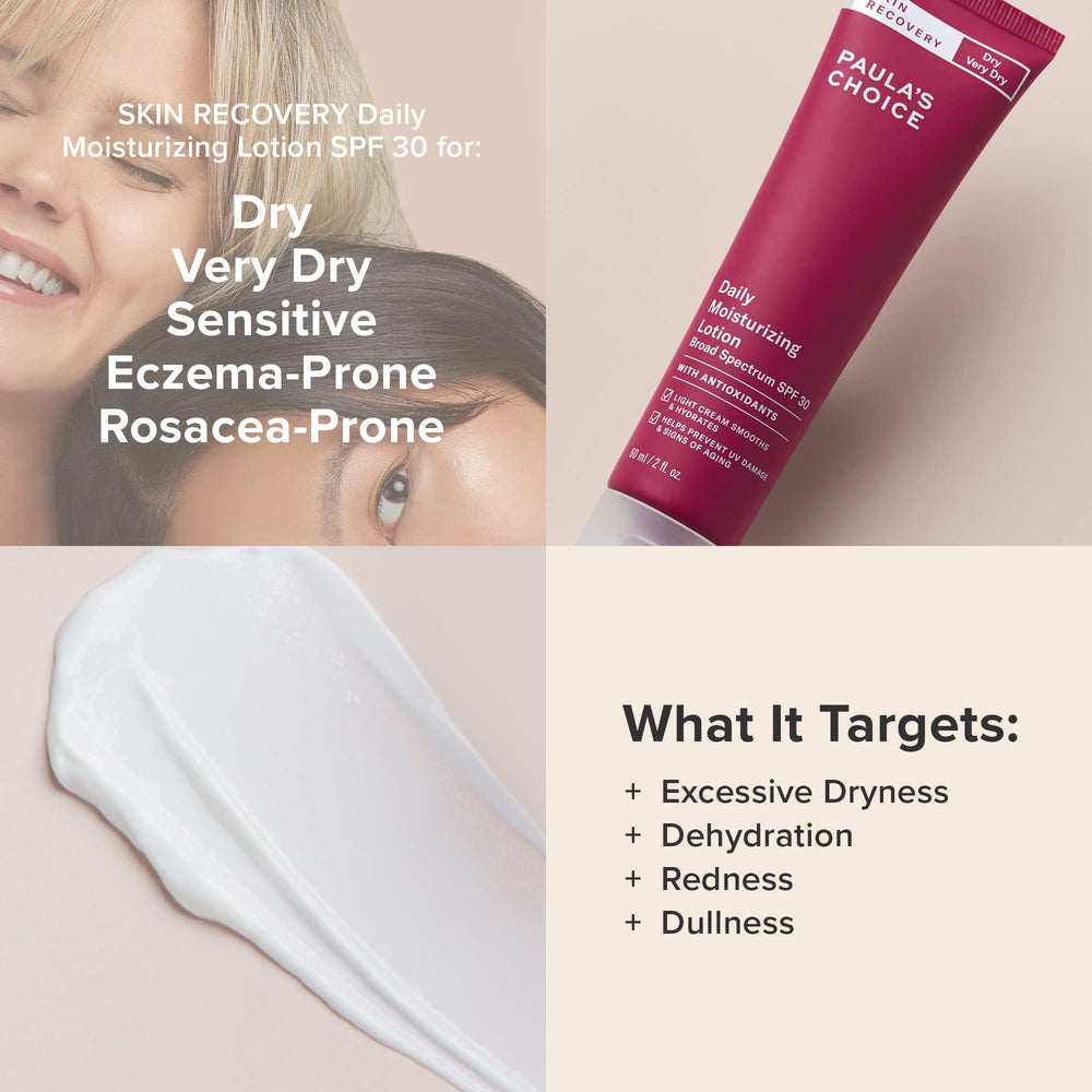 Applying Paula's Choice SPF 30 mineral sunscreen on the face for daily protection.