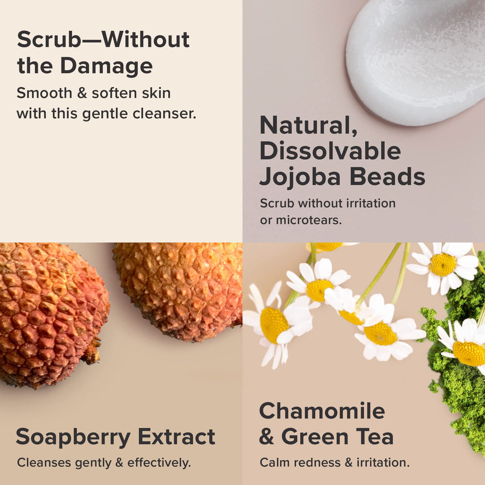 Paula's Choice The UnScrub vitamin E closeup highlighting nourishing antioxidants.