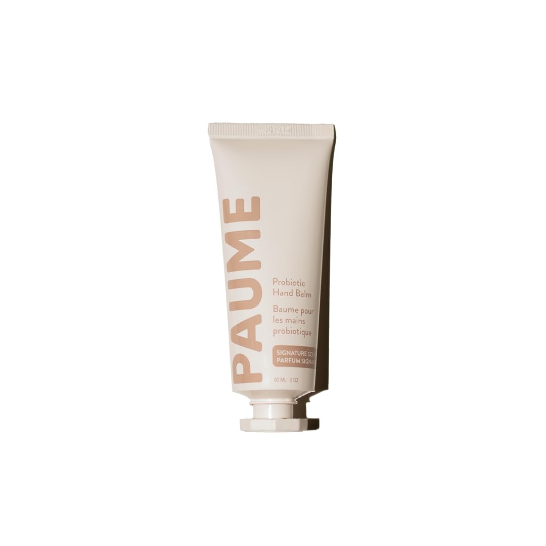 PAUME probiotic hand balm 2oz jar showing smooth, hydrating texture.