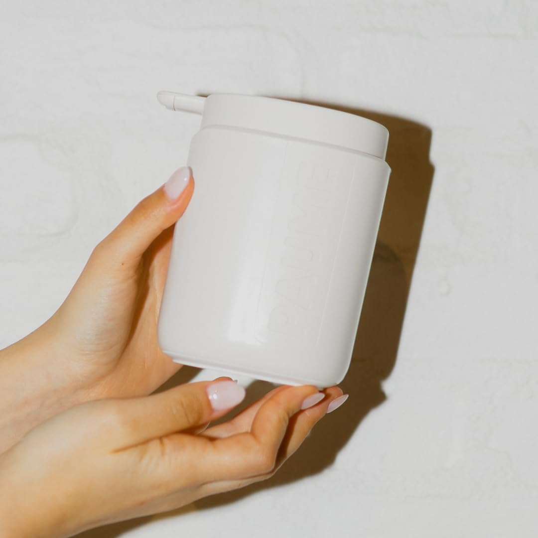 PAUME Signature Pump care-friendly design minimizes mess and simplifies refilling