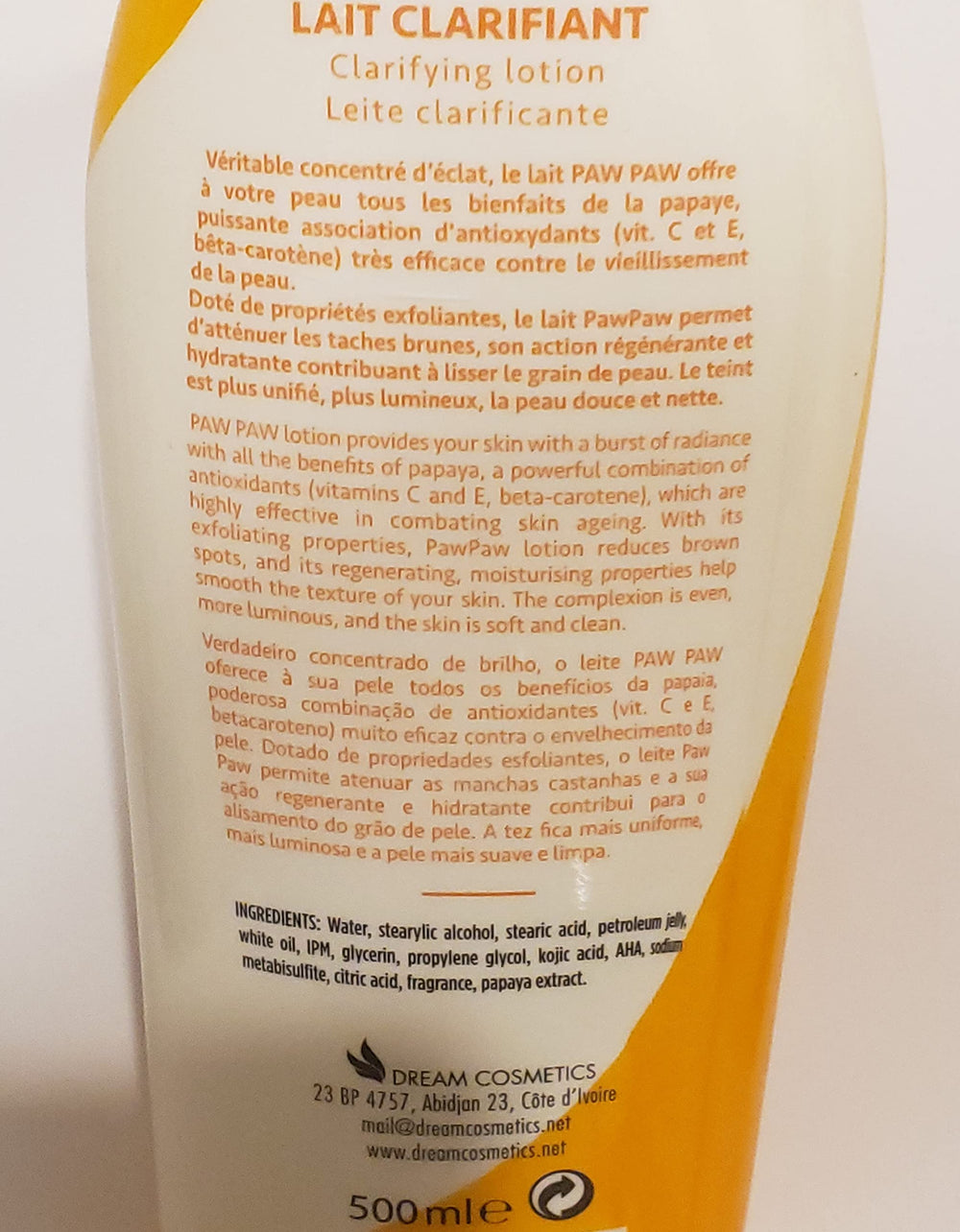 Paw Paw Clarifying Body Kit cleanser bottle for a refreshing, gentle cleanse.