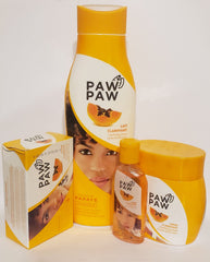 Paw Paw Clarifying Body Kit packaging shows compact, travel-friendly design.