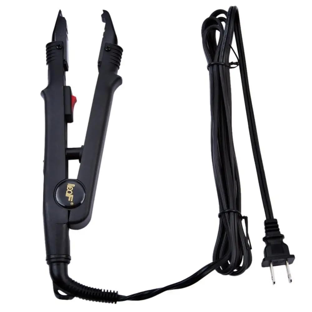 PAWACA hair extensions tools heat iron side view for professional fusion results