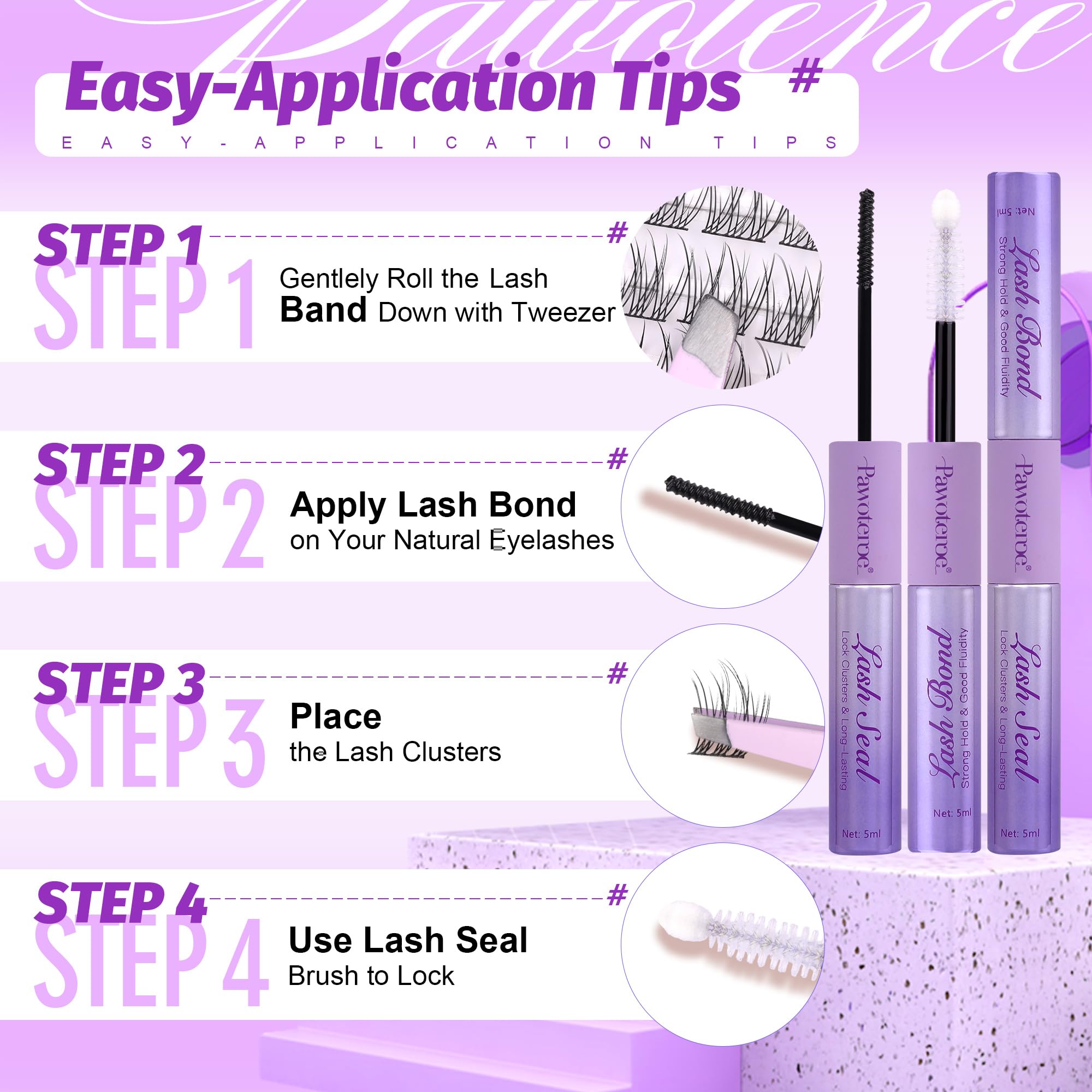 Pawotence at-home-lash-extension-kit supports convenient DIY lash upgrades.