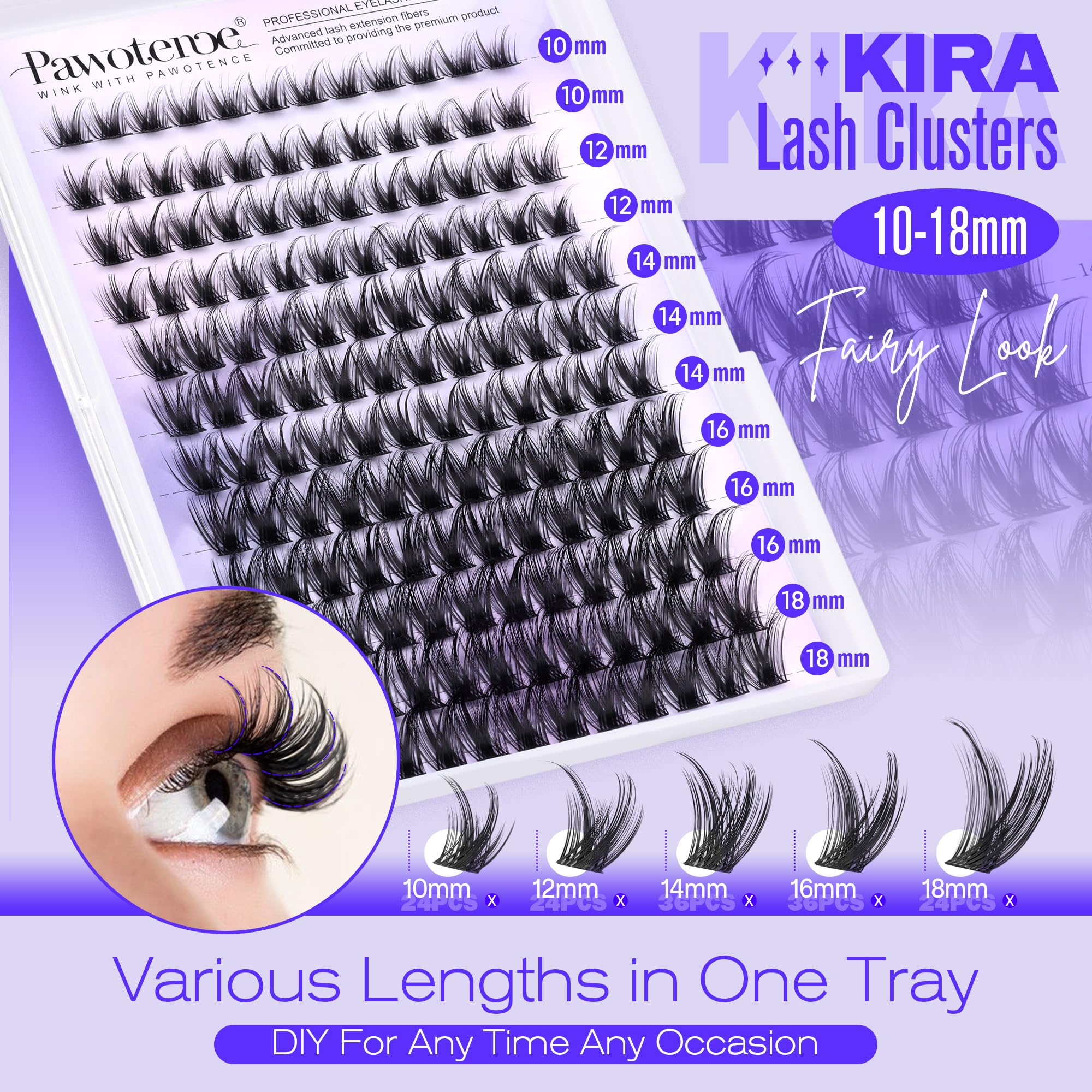 Pawotence thin knot-free band detail for comfortable lid wear