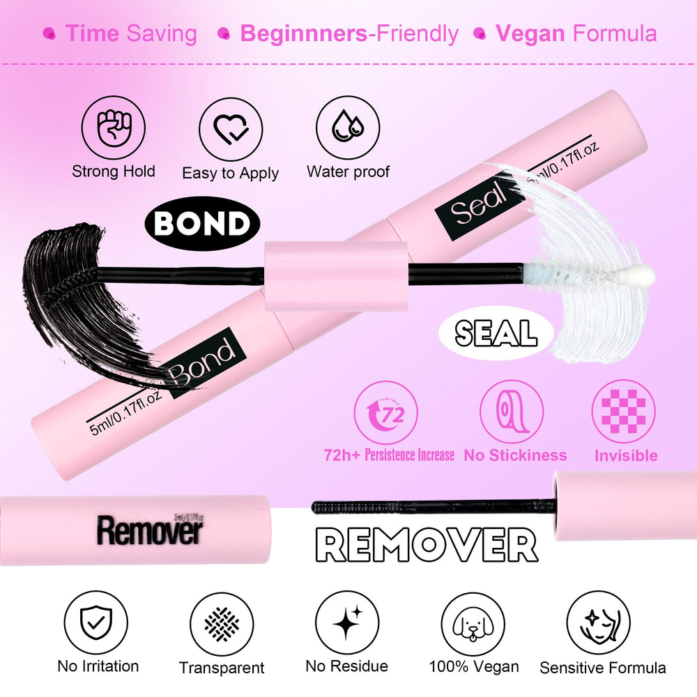 Pawotence cluster lashes soft-thick fibers close-up for natural fullness
