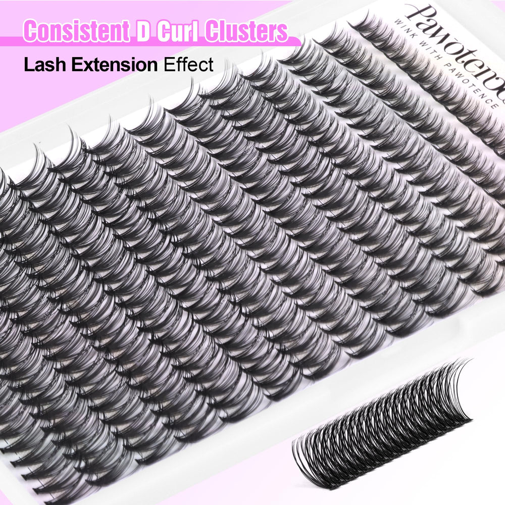 Pawotence lash applicator tweezers assist precise placement.