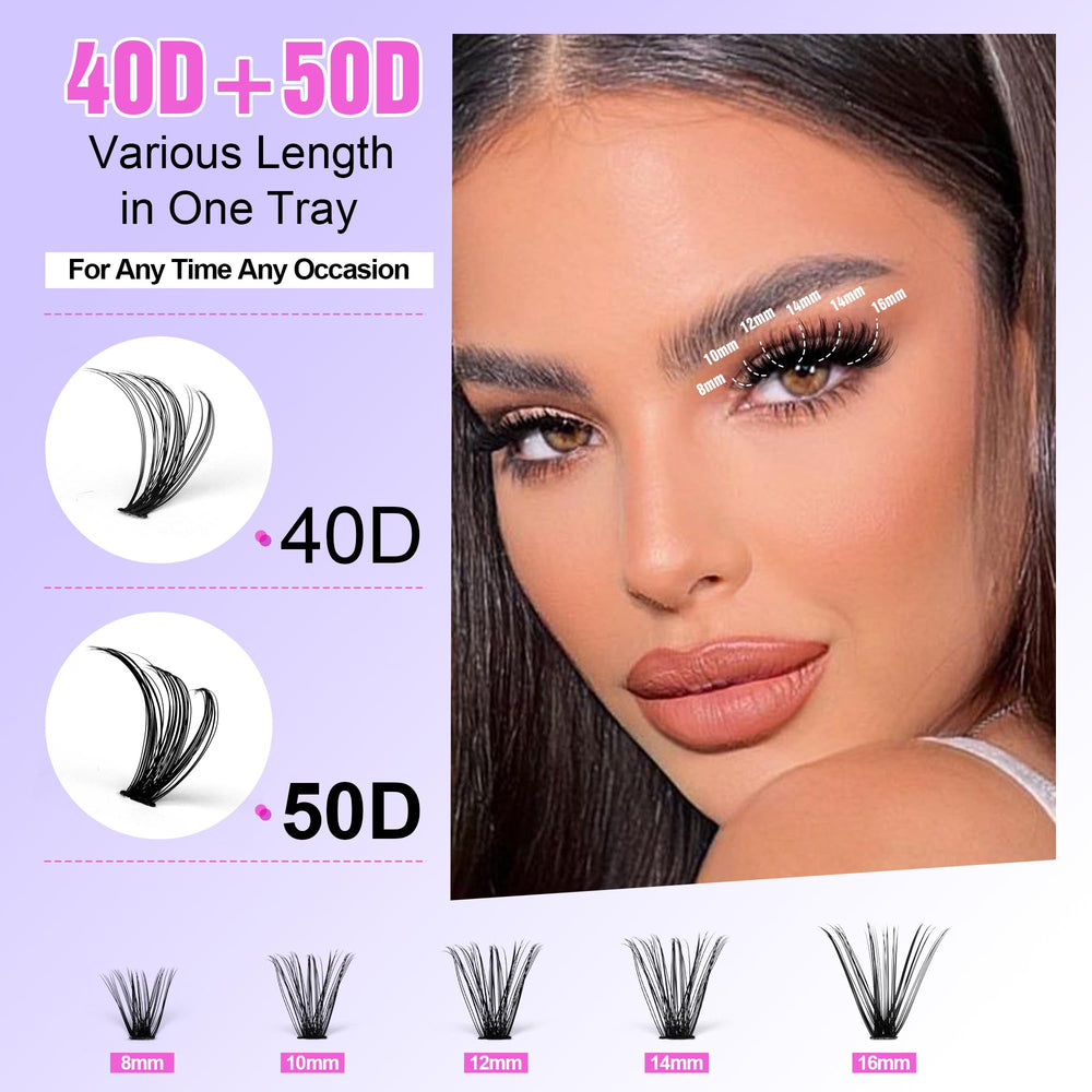 Pawotence lash applicator tweezers for precise cluster placement