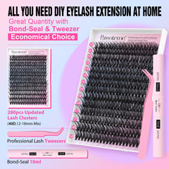 Pawotence lash bond-and-seal bottle for secure, long-lasting lash adhesion.