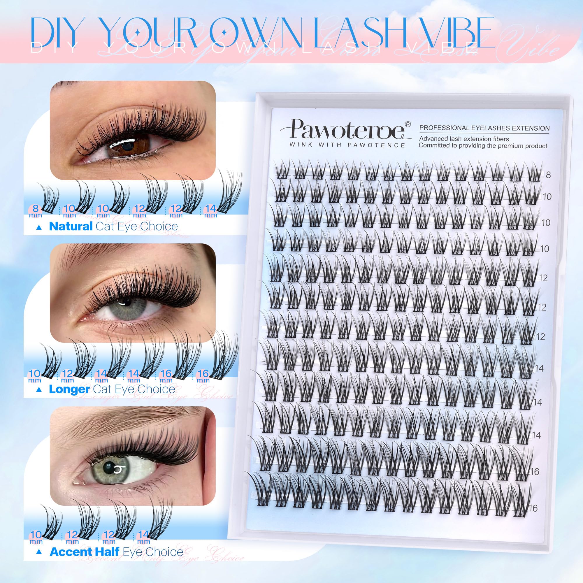 Pawotence lash bond and seal demonstrates secure hold for lasting wear