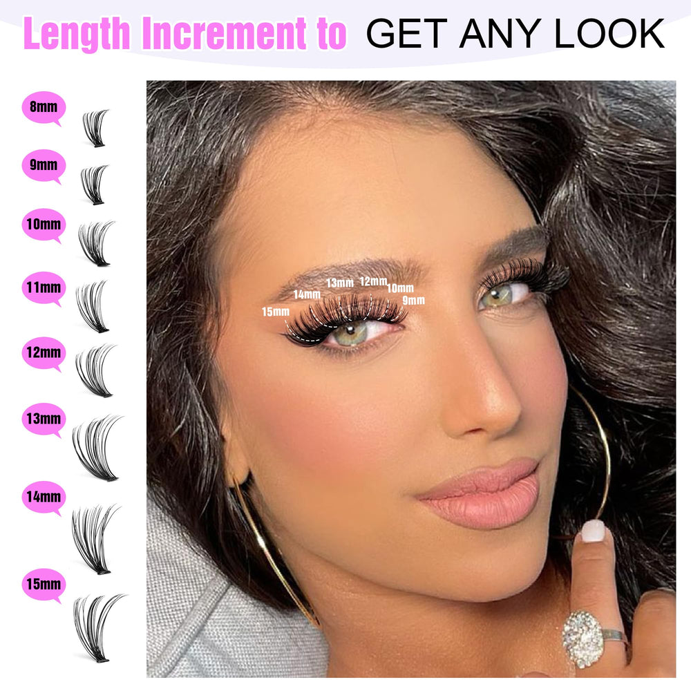 Pawotence lash bond and seal bottle helps secure clusters for longer wear.