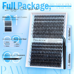 Pawotence lash bond and seal bottle for secure, long-lasting hold