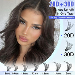 Pawotence lash bond and seal to secure clusters for longer wear