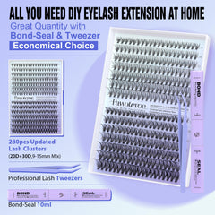 Pawotence 20D/30D clusters highlight updated fibers for natural fullness