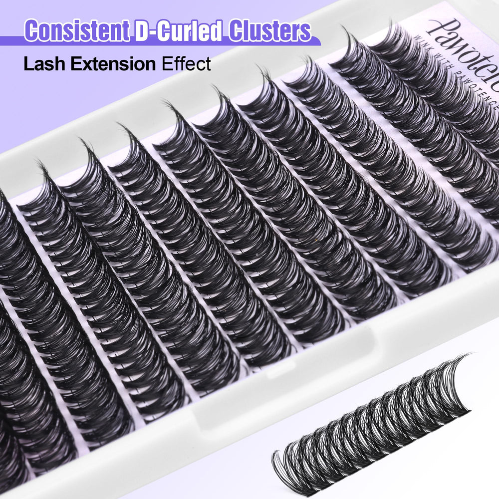 Pawotence Lash Remover aids gentle removal without damage.