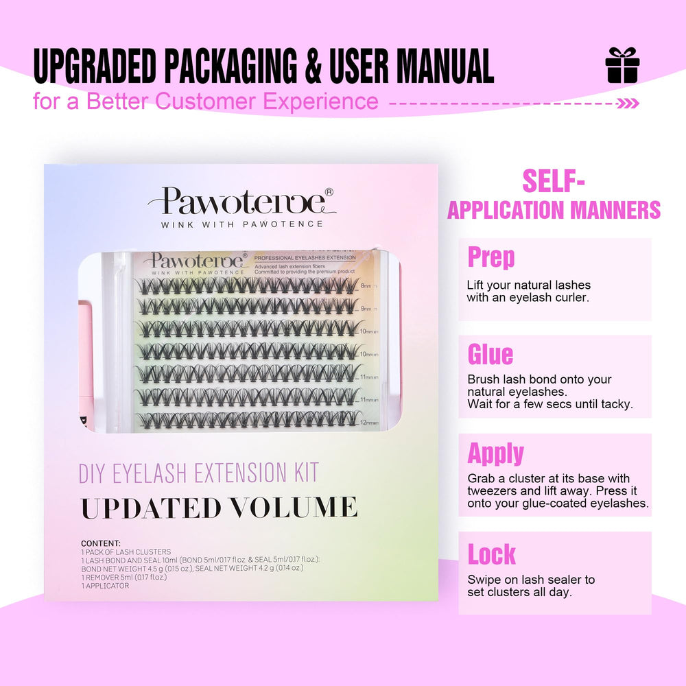 Pawotence professional-brand commitment to quality lash kits.