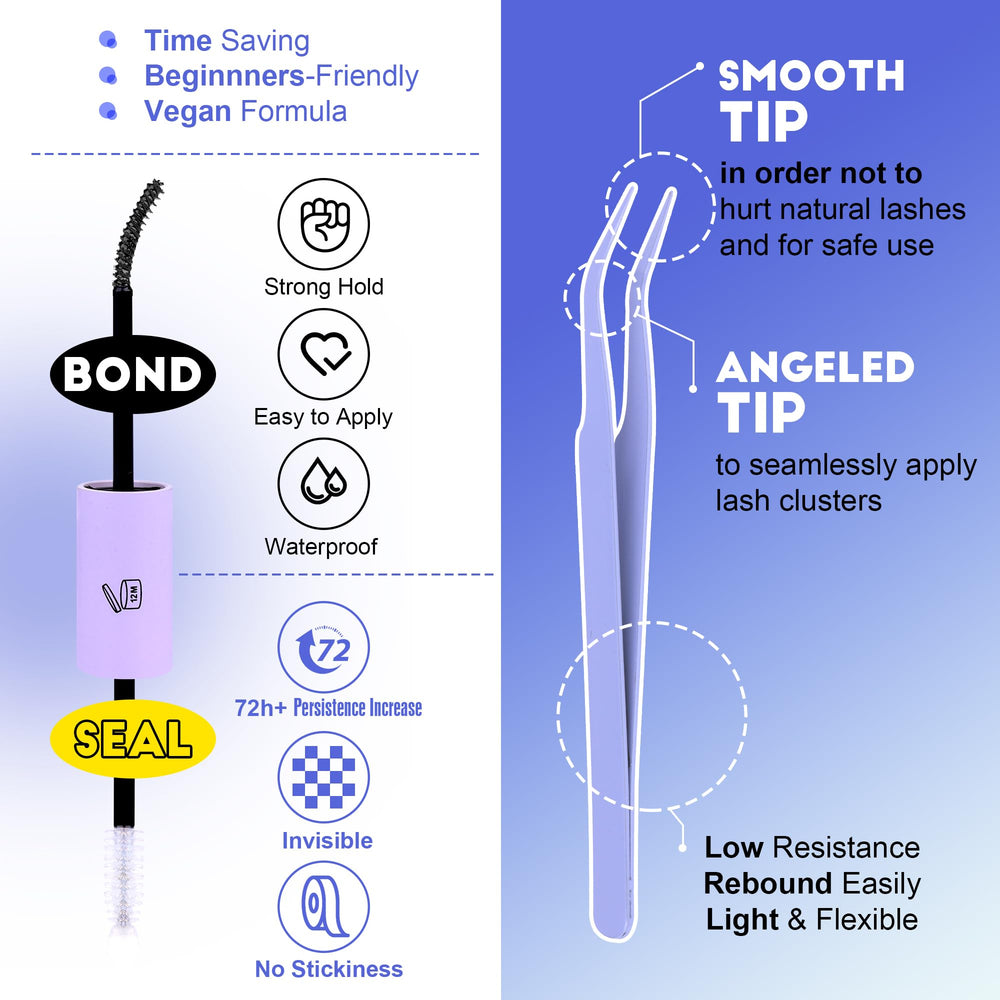 Pawotence varied-length clusters 9-15mm enabling customizable looks