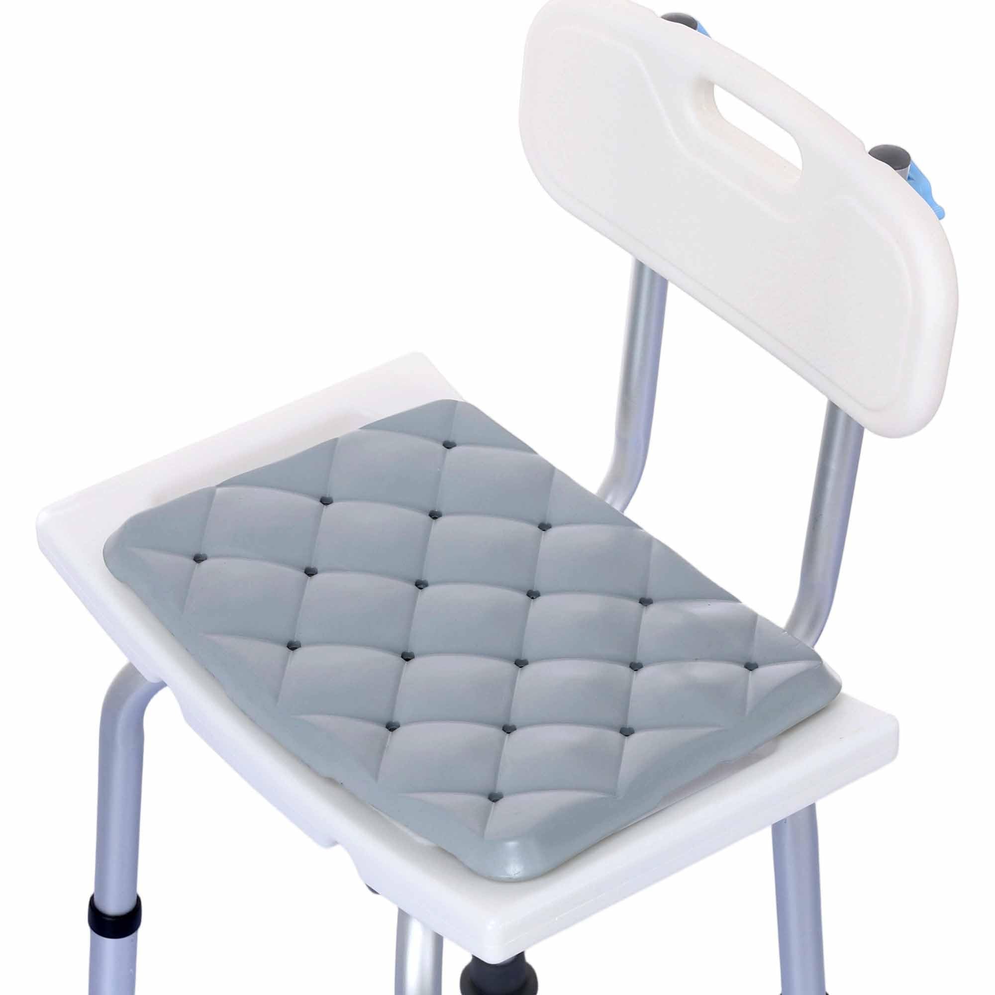 PAZ WEAN waterproof shower cushion seat pad top view for soft chair comfort