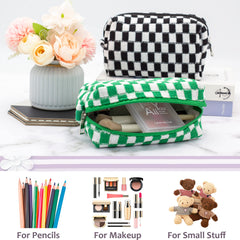 PAZIMIIK estuche rectangular con cierre metálico, seguro y elegante.