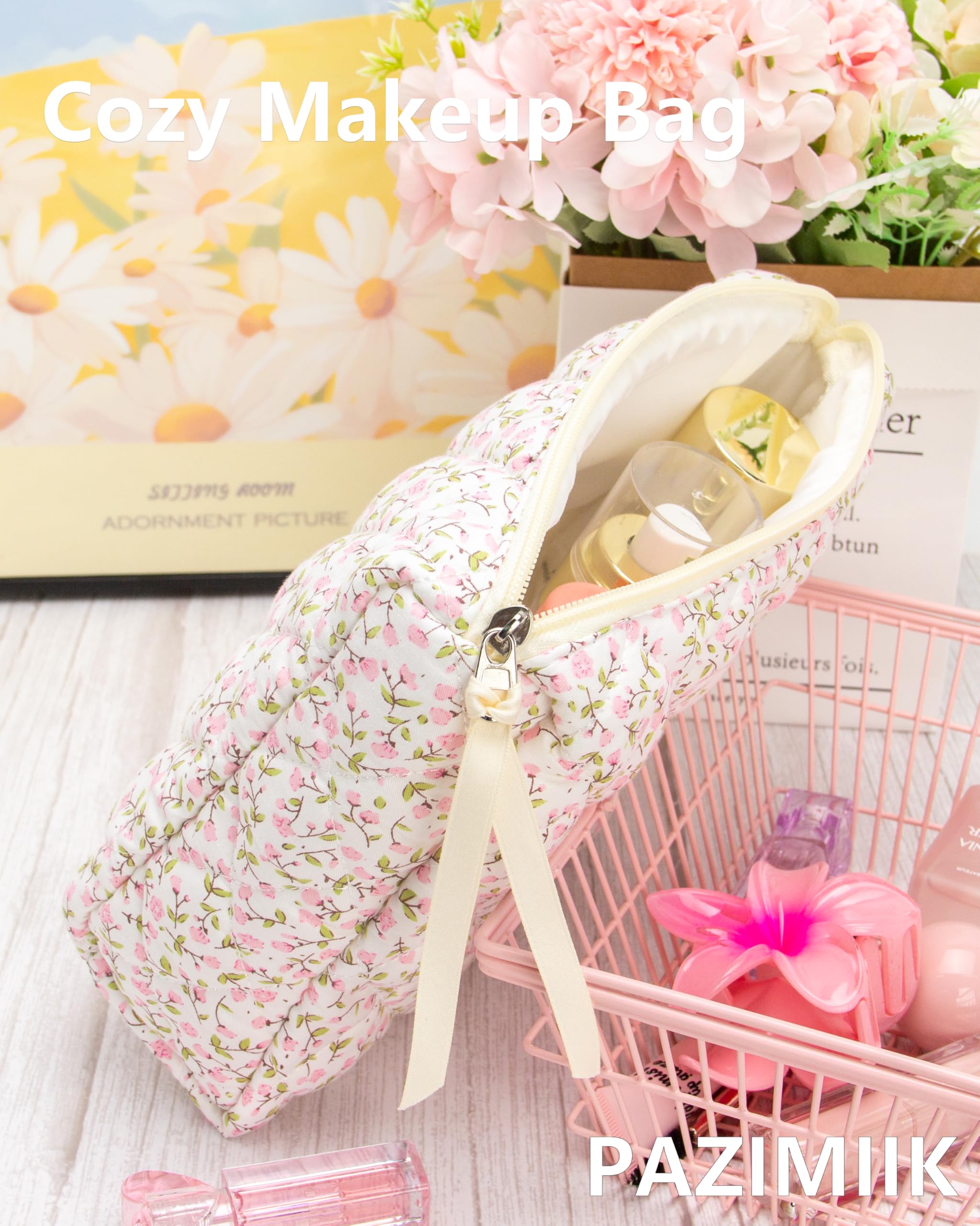 PAZIMIIK travel-ready design keeps cosmetics organized on the go.