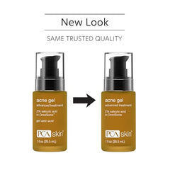 PCA SKIN Acne Spot Treatment closeup shows 2% salicylic acid for pore cleansing.