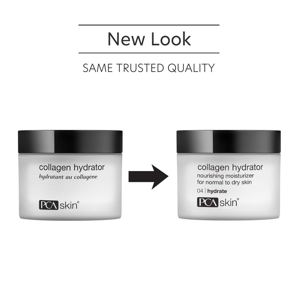 PCA SKIN Collagen Hydrator night-application scene highlighting overnight moisture.